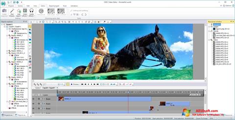 لقطة شاشة VSDC Free Video Editor لنظام التشغيل Windows 10