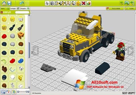 لقطة شاشة LEGO Digital Designer لنظام التشغيل Windows 10