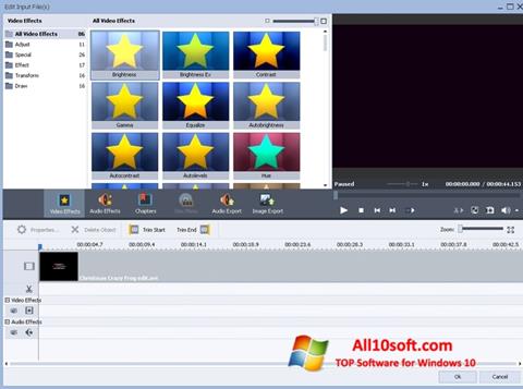 لقطة شاشة AVS Video Converter لنظام التشغيل Windows 10