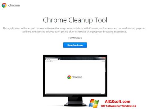 لقطة شاشة Chrome Cleanup Tool لنظام التشغيل Windows 10