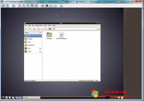 لقطة شاشة TightVNC لنظام التشغيل Windows 10