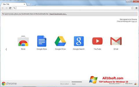 لقطة شاشة Google Chrome لنظام التشغيل Windows 10
