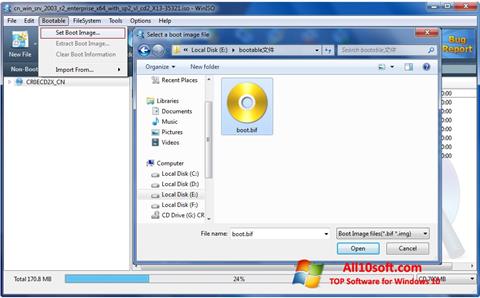 لقطة شاشة WinISO لنظام التشغيل Windows 10