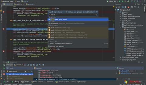 لقطة شاشة PyCharm لنظام التشغيل Windows 10