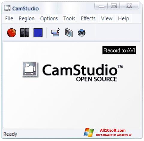 لقطة شاشة CamStudio لنظام التشغيل Windows 10
