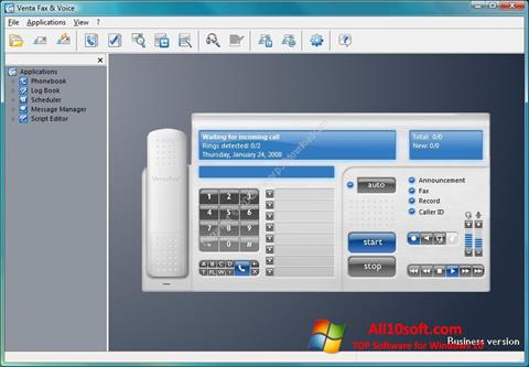 لقطة شاشة VentaFax لنظام التشغيل Windows 10